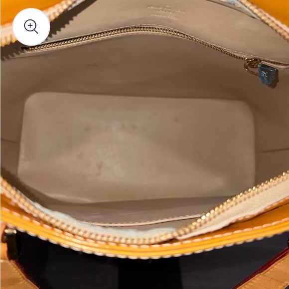 LOUIS VUITTON Yellow Ombre Vernis Houston Tote - Picture 11 of 14